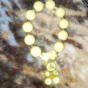Yellow gummy bear bracelet